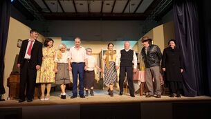<p>The cast from Claremorris Drama Group who performed Walter Macken's 'Home is the Hero' at Ballyhaunis Community Hall for two nights recently. They are back on stage in the coming weeks in Garrymore and Claremorris.</p>