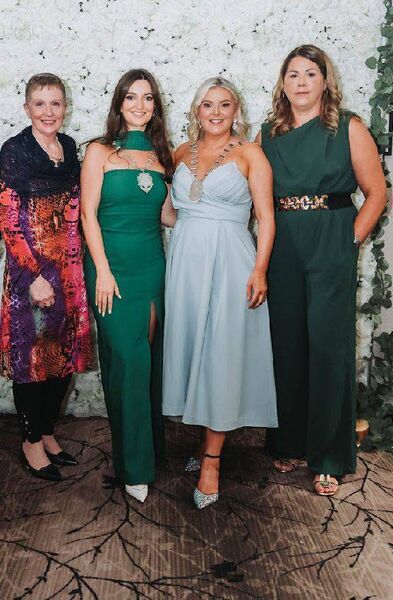 L_R Orla Bakeberg, Amy O Sullivan National President , Lorraine Burnell Mayo President , Judi Fallon L_R Orla Bakeberg, Amy O Sullivan National President , Lorraine Burnell Mayo President , Judi Fallon