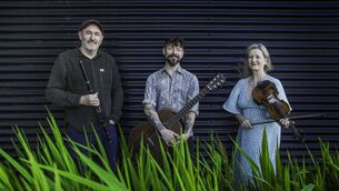 <p>Mike McGoldrick, Niall McCabe and Nollaig Casey are set to perform at Balina Arts Centre this Saturday night. </p>