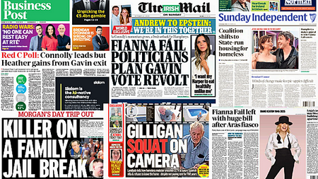 What the papers say: Sunday's front pages