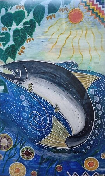 One of the works by Bó Gorm that feature in the new exhibition. One of the works by Bó Gorm that feature in the new exhibition.