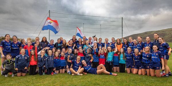 Eoghan Rua celebrate their victory over Tourlestrane in Saturday's Sligo LGFA Senior Championship Final played in Keash. Eoghan Rua celebrate their victory over Tourlestrane in Saturday's Sligo LGFA Senior Championship Final played in Keash.