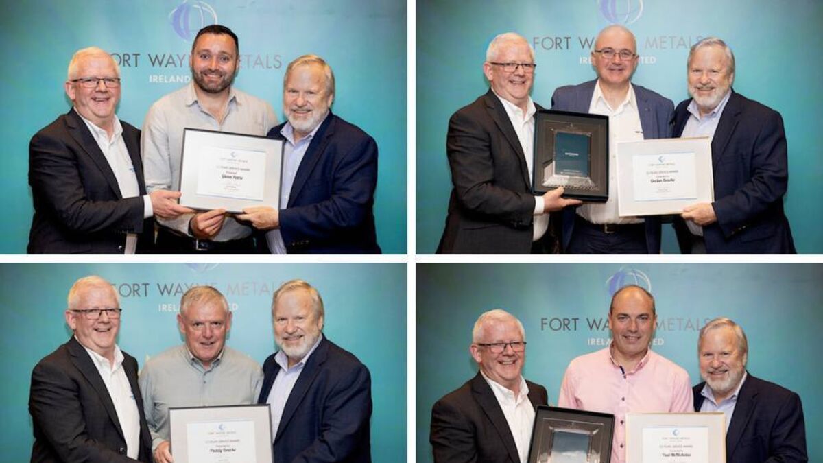 Congratulations: Employees recognised for dedicated work during conference at Mayo hotel