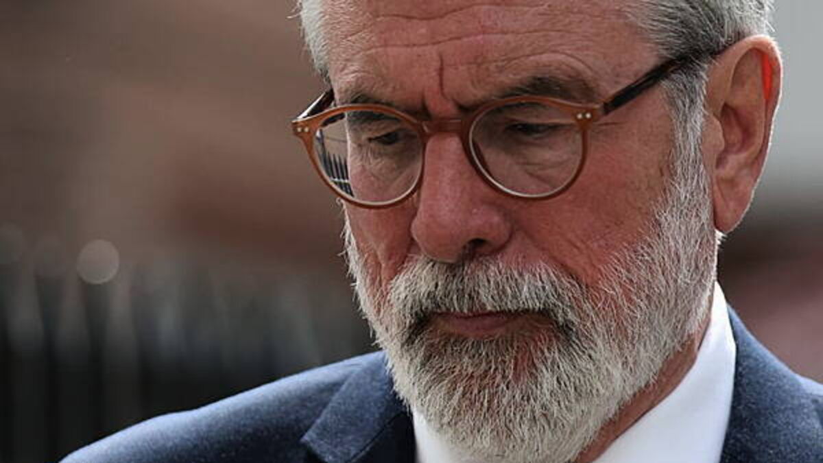 Adams accuses UK government of ‘duplicity’ over move to block compensation payout