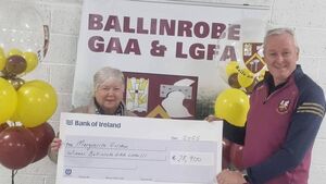 Local Notes: Ballinrobe GAA Club lotto jackpot is won. Local Notes: Ballinrobe GAA Club lotto jackpot is won.