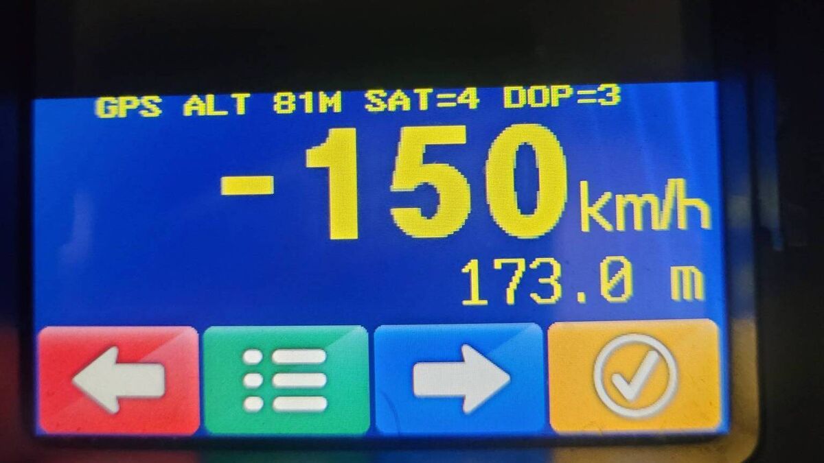 Two drivers caught driving well above the speed limit on Mayo road
