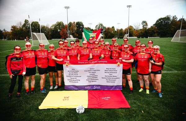The Castlebar Mitchels team who competed in the Mothers and Others Blitz which was staged at Rocklands GAA Club in New York. The Castlebar Mitchels team who competed in the Mothers and Others Blitz which was staged at Rocklands GAA Club in New York.