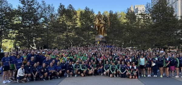 27 teams, each from a different county, travelled to New York where they gathered in Central Park in advance of the Mothers and Others GAA Blitz held in the Big Apple. 27 teams, each from a different county, travelled to New York where they gathered in Central Park in advance of the Mothers and Others GAA Blitz held in the Big Apple.