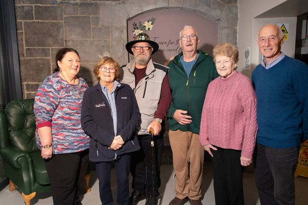 The stars of the film, Geraldine Healey, Ann Cresham, Eddie Sweeney, Ernie Sweeney, Rose Tierney and Joe Moylette at tlaunch of 'Looking Back to the Future' video by Castlebar Tidy Towns for Climate Action Week. Photo: Alison Laredo The stars of the film, Geraldine Healey, Ann Cresham, Eddie Sweeney, Ernie Sweeney, Rose Tierney and Joe Moylette at tlaunch of 'Looking Back to the Future' video by Castlebar Tidy Towns for Climate Action Week. Photo: Alison Laredo
