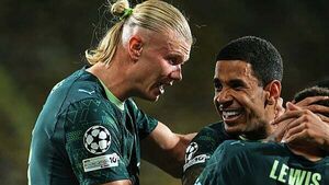 Erling Haaland continues Champions League love affair with goal in Man City win Erling Haaland continues Champions League love affair with goal in Man City win