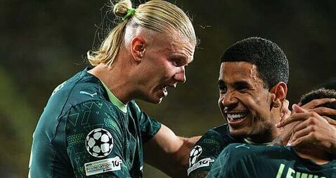 Erling Haaland continues Champions League love affair with goal in Man City win