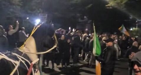 Animal welfare charity condemns use of horses in Citywest protest