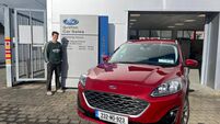 Former Mayo GAA star collects stunning new car in the county