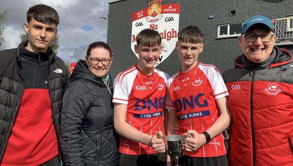 The Brady Family, Clooncundra, enjoying another glorious Ballintubber U16 victory at McHale Park, Castlebar. Picture by Tom Quinn The Brady Family, Clooncundra, enjoying another glorious Ballintubber U16 victory at McHale Park, Castlebar. Picture by Tom Quinn