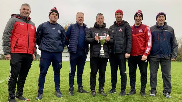 Local Notes: Ballintubber underage management and coaches celebrate the U15 Division 1 league victory.