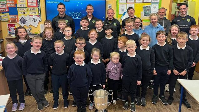 Local Notes: North Mayo Junior 'A' champions Northern Gaels visit Lacken NS with McHale Cup.