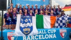 Ballina girls win bronze in Barcelona Ballina girls win bronze in Barcelona