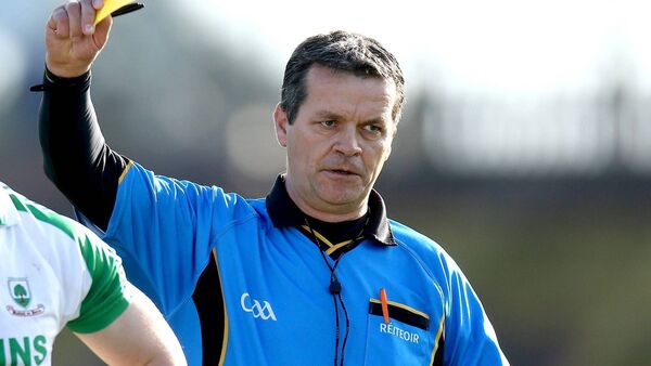 Injury forces change of referee for replay