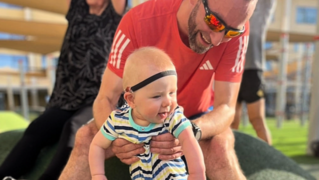 Father to run marathon 'in symbolic recognition' of deaf people to honour son