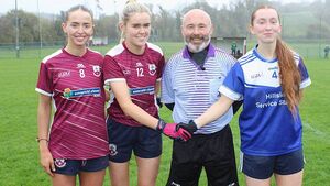 Rampant Mayo girls bang the Drum' Rampant Mayo girls bang the Drum'