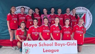 <p>Ballinrobe Town U16 girls' team who won the Mayo Cup final at United Park, Westport with a superb 2-1 victory against Ballyvary Bombers.</p> <p>Ballinrobe Town U16 girls' team who won the Mayo Cup final at United Park, Westport with a superb 2-1 victory against Ballyvary Bombers.</p>