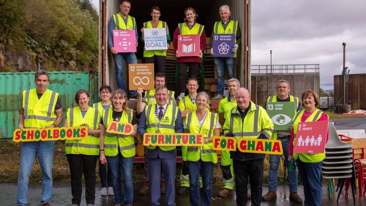 Mayo charity project helps schools in Ghana