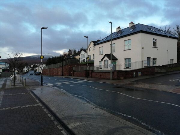 Modern-day Mulranny, a long way removed from the drama of an explosive court case in 1898 and 1899, which was the talk of the country and the subject of heated arguments at Westminster. The RIC Barracks in the west Mayo village was on the site of the large, two-storey building on the right-hand side of the photograph. 