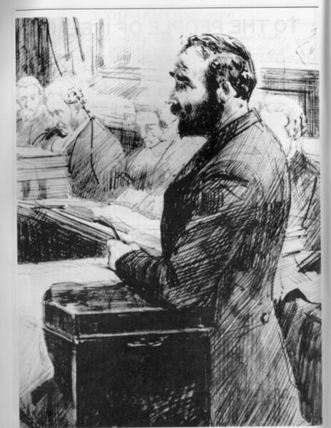 Michael Davitt raised the case in the House of Commons on several occasions. 