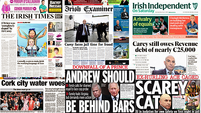 What the papers say: Saturday's front pages