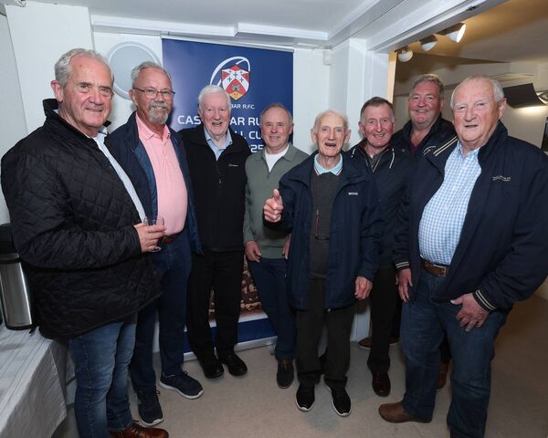 Attendees at the opening of the rugby club's photographic exhibition in the Linenhall Arts Centre to mark its 140th anniversary. Attendees at the opening of the rugby club's photographic exhibition in the Linenhall Arts Centre to mark its 140th anniversary.
