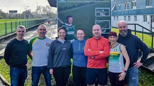 <p>The magnificent seven from Charlestown who competed in and completed the Dublin City Marathon on Sunday, October 26 last. All are members of the local East Mayo Athletics Club. </p>