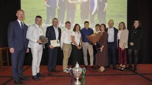<p>Pictured are the finalists, category winners and the overall winner of the National Dairy Council and Kerrygold Quality Milk Awards. Picture: Johnny Bambury-Fennell Photography</p>
