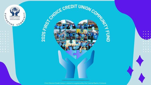 First Choice Credit Union announces recipients of €150,000 Community Fund for 2025