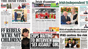 What the papers say: Thursday's front pages