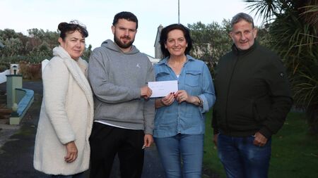 Local Notes: Presentation of cheque to Erris Family and Community Support Centre.