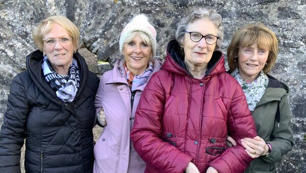 Margaret Mannion, Mary O’Sullivan, Nan Higgins and Kathleen Coyne attending the Rosary in Burriscarra Cemetery. Picture by Tom Quinn Margaret Mannion, Mary O’Sullivan, Nan Higgins and Kathleen Coyne attending the Rosary in Burriscarra Cemetery. Picture by Tom Quinn