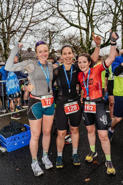Supreme ladies winners, Hilary Hughes, second place, Caroline McLoughkin, winner, Gemma Skeath, third place. Supreme ladies winners, Hilary Hughes, second place, Caroline McLoughkin, winner, Gemma Skeath, third place.