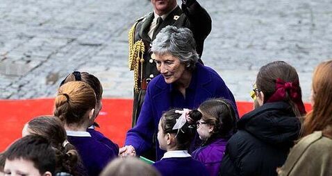 School pupils meet ‘cool’ new President Catherine Connolly
