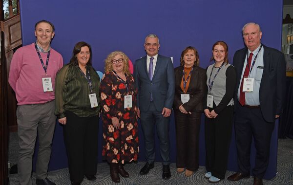 Representatives from Mayo North East LEADER with Minister Dara Calleary at the Local Development Companies Network (LDCN) summit at the Great National Hotel in Ballina. Representatives from Mayo North East LEADER with Minister Dara Calleary at the Local Development Companies Network (LDCN) summit at the Great National Hotel in Ballina.