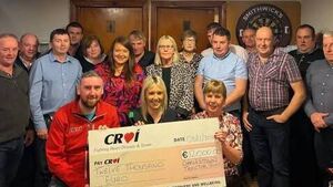 Local Notes: The Eugene McLoughlin Memorial Tractor Run, Charlestown, presentation of cheques.