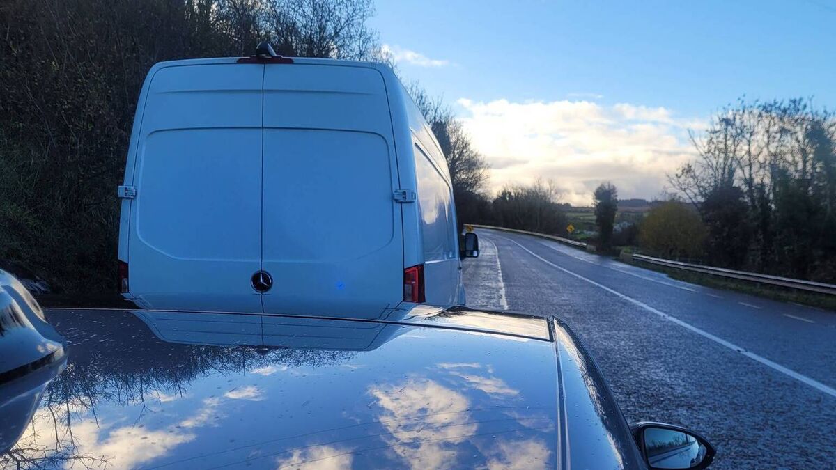 Motorist detected holding mobile phone while driving on busy Mayo road
