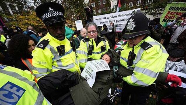 Daughter of Holocaust survivor among those arrested at Palestine Action protest