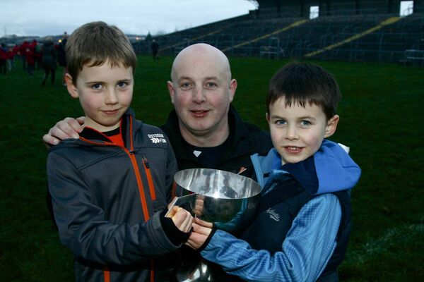 FLASHBACK: Almost 12 years to the day after watching their dad Pat manage Castlebar Mitchels to victory over St Brigid's in the AIB Connacht Senior Club Football Championship final on November 24, 2013, Joey and Ben Holmes played central roles in Westport's very impressive victory over Balla in last Sunday's Mayo U21 'A' football championship semi-final.	Picture: INPHO/Mike Shaughnessy
