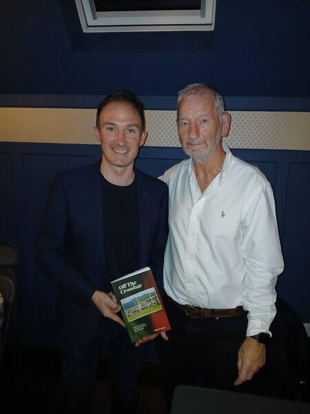 Mayo TD and former football star Alan Dillon with John P Kean at last Saturday night's book launch. Dillon played for Kean in two All-Ireland minor finals, in 1999 and 2000. Mayo TD and former football star Alan Dillon with John P Kean at last Saturday night's book launch. Dillon played for Kean in two All-Ireland minor finals, in 1999 and 2000.