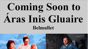 <p>Tickets & Gift Vouchers can be purchased online at Áras Inis Gluaire, by phone at 097-81079, or in person at the reception desk.</p> <p>Tickets & Gift Vouchers can be purchased online at Áras Inis Gluaire, by phone at 097-81079, or in person at the reception desk.</p>