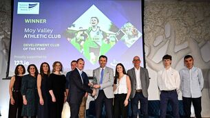 <p>Moy Valley AC were named Development Club of the Year at the Athletics Ireland Awards.</p> <p>Moy Valley AC were named Development Club of the Year at the Athletics Ireland Awards.</p>