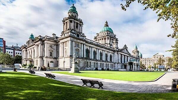 Palestine flag flies on Belfast City Hall