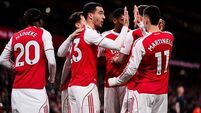 Arsenal restore five-point lead with comfortable win over Brentford