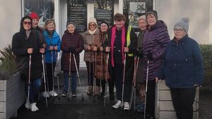 Local Notes: Pole Activators Walkers on their Tuesday morning walk from West Sligo Family Resource Centre, Enniscrone.