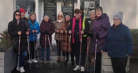 Local Notes: Pole Activators Walkers on their Tuesday morning walk from West Sligo Family Resource Centre, Enniscrone.